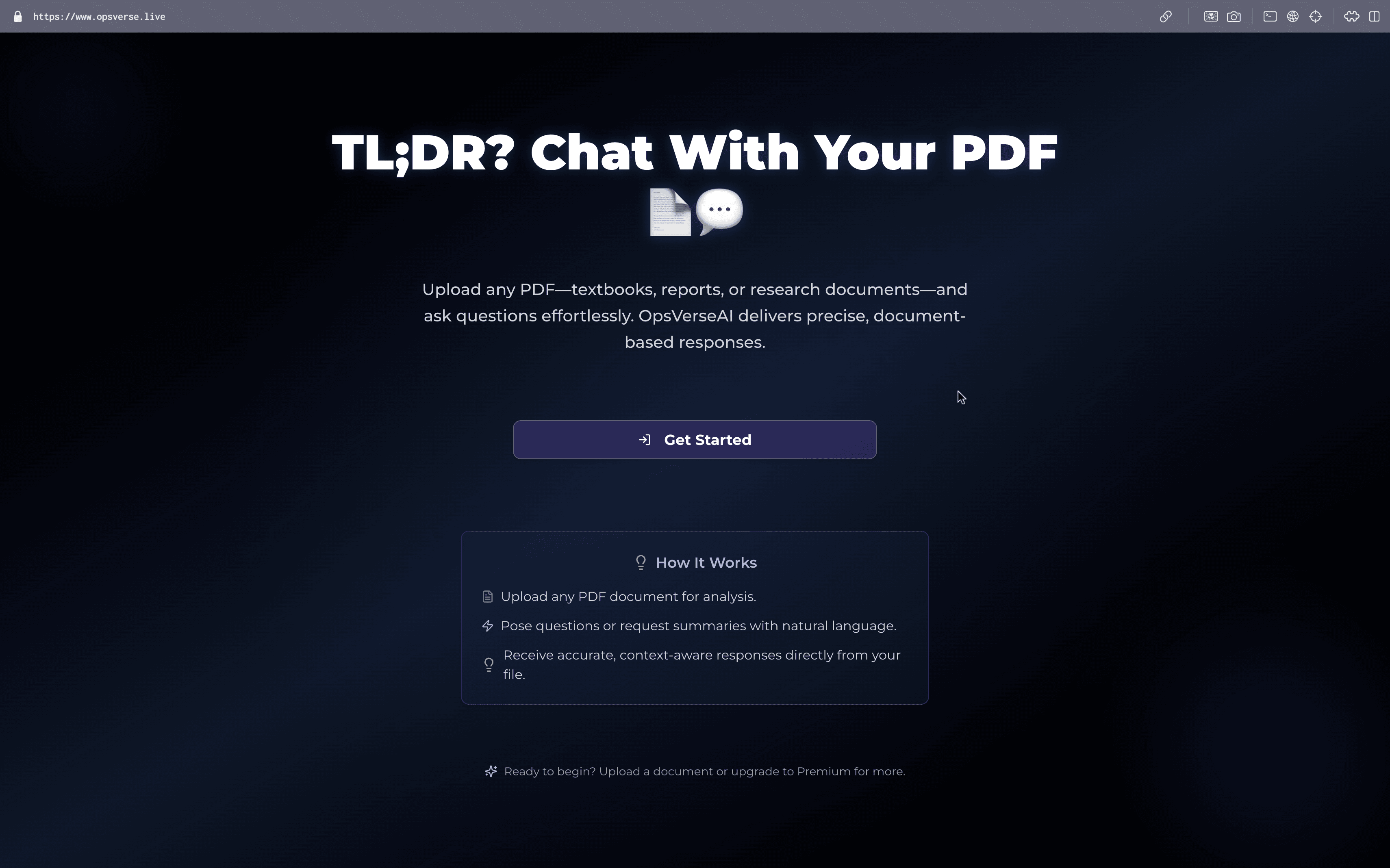 OpsVerseAI: Architecting a Modern PDF RAG Application